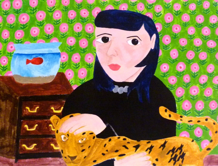 Self Portrait with Leopard